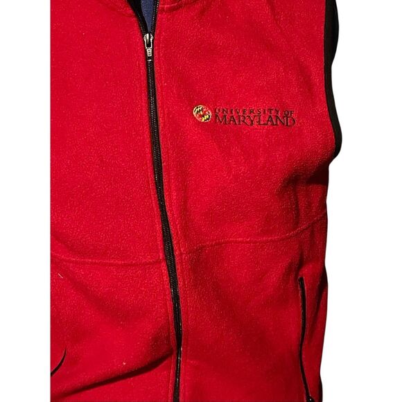 UNIVERSITY OF MARYLAND UMD FLEECE VEST - Picture 3 of 9